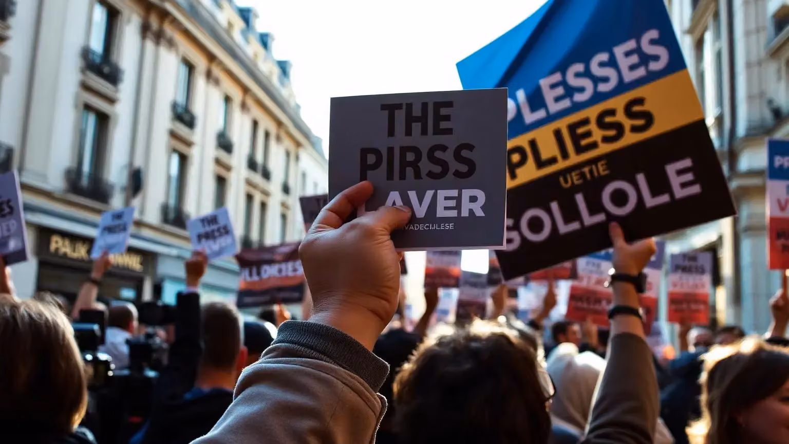 « L'IA supprime déjà des postes » : les journalistes français dans la rue le 18 juin 2026