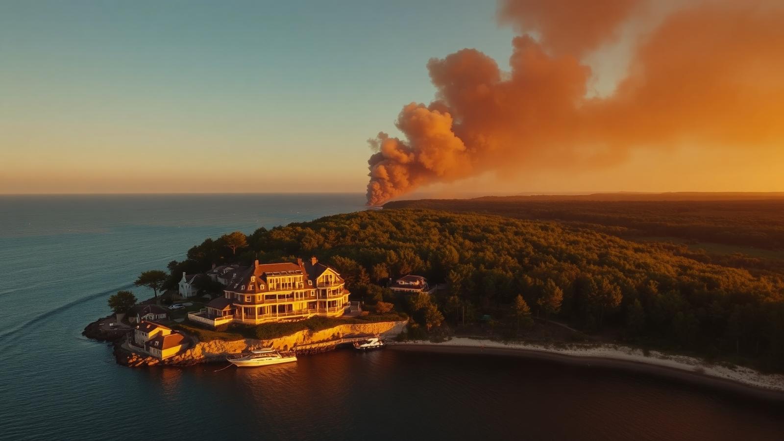 Illustration : Le Cap-Ferret, ses stars et le feu : la médiatisation d'une évacuation est-elle vraiment un « privilège » ?