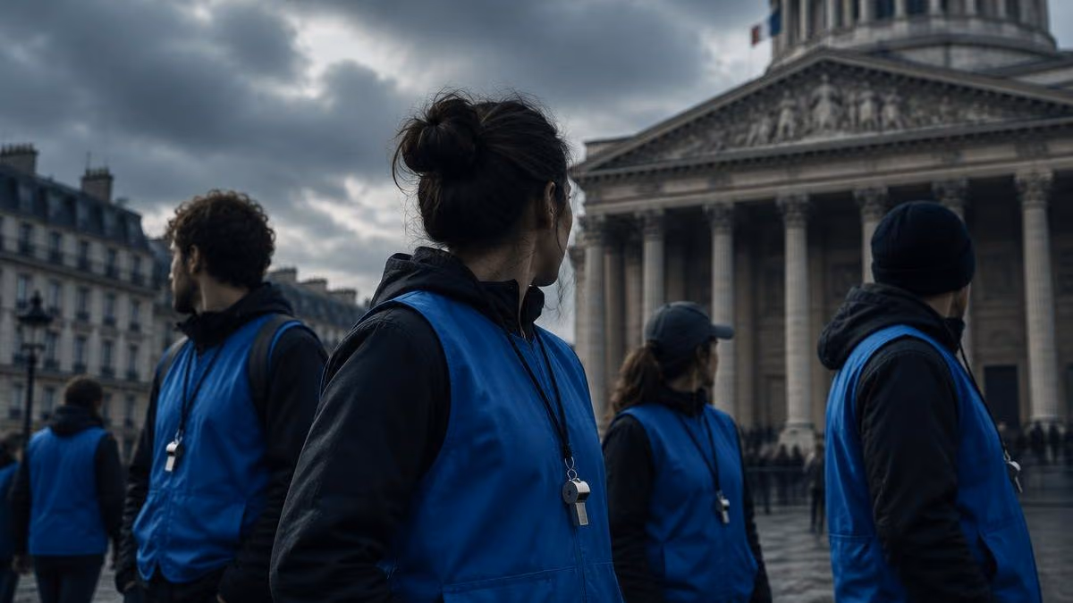 « Gilets bleus » : les policiers d'Alliance devant l'Assemblée avant le budget