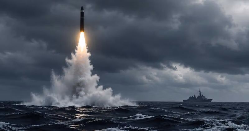 Missile M51 tiré au large du Finistère : Macron assiste à un essai sans charge